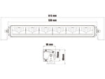 10-32V 5400Lm OPTIBEAM LED papildlukturis : Dual All Weather, garantija 3 gadi, IP68/69K, ECE R148, R149, R10, 6-pin DT