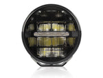 9-36V 7780Lm OPTIBEAM Elites 7 papildlukturis, IP68/69K, ECE R149, R148, R10, auksti balta gaisma 5000K