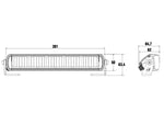 OPTIBEAM Elites Rally X LED tālās gaismas papildlukturis, 6490 lm, 5000 K, 10–16 V