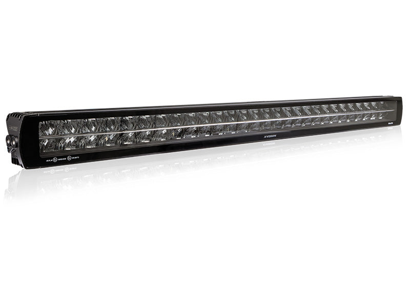 9-36V 210000Lm X-VISION Maxx 1100 LED BAR papildlukturis, IP68, 2,20 m, 4-pin DTP, melns, auksti balta gaisma 5000K