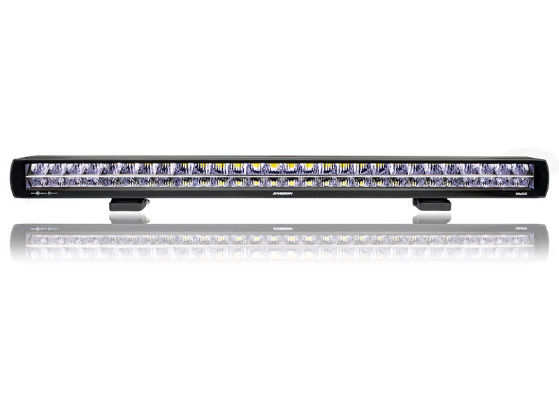 9-36V 210000Lm X-VISION Maxx 1100 LED BAR papildlukturis, IP68, 2,20 m, 4-pin DTP, melns, auksti balta gaisma 5000K