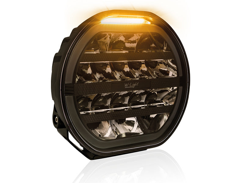 1605-NS3871 W-LIGHT Fury 9" 12-48V  9000Lm 5500K 16 LED papildlukturis, apaļš, melns,  ⌀ 229.00 x 85.00mm, R148, R149, R10, R65 cl.1