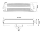 9-36V 5800Lm W-LIGHT Surge Super Slim 8,5 LED garais papildlukturis, IP68/69K,  R148, R149, R10, auksti balta gaisma 5000K