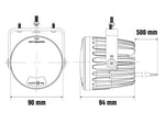 OPTIBEAM LED Fog Light, Color Temperature: 4000 K, 9–30 V, 1000 lm, 3-year warranty