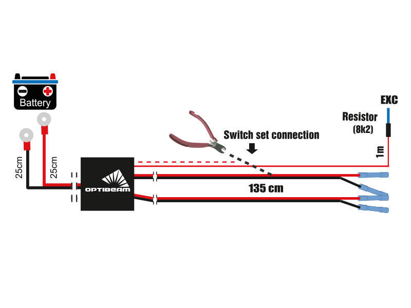 12-24V Elektroinstalācijas komplekts SET 8