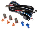 4-pin DT Deutsch wiring kit for three additional lights, 4 mm² cables, 4-pin 12V 40A relay, 30A fuse