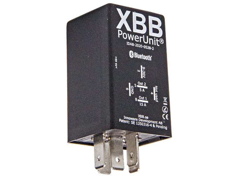 Papildlukturu pieslēguma komplekts ar XBB dongle un bezvadu vadības releju 9–36 V 15 A + 5 A
