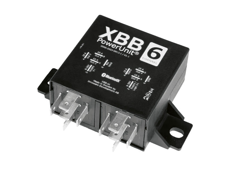 XBB 9-36V 6x10A barošanas bloks Power Unit 6, IP53