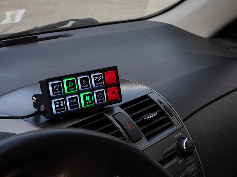 OPTIBEAM 12-24V 60A Vadības paneļa komplekts ar 4 funkcijām