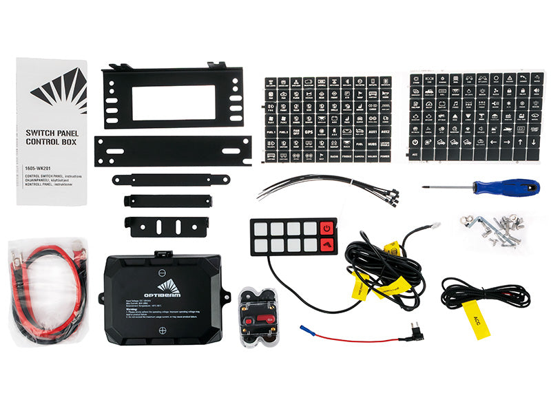 OPTIBEAM 12-24V 60A Control Panel Kit with 4 functions
