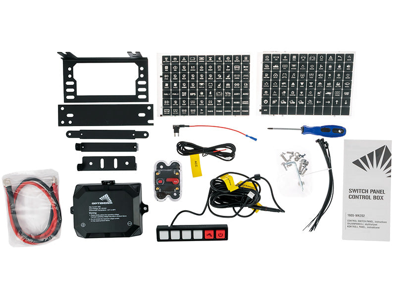 OPTIBEAM 12-24V 60A Control Panel Kit with 4 functions