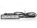 WAS LED dienas gaitas lukturis, 12–24V, 334Lm, 4 LED, IP66/IP68, 146,5x32,8x50mm, balta gaisma