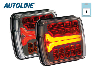 Задний фонарь AUTOLINE 12-24V LED левый