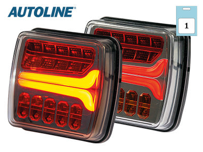 AUTOLINE 12-24V LED Задний фонарь правый IP67