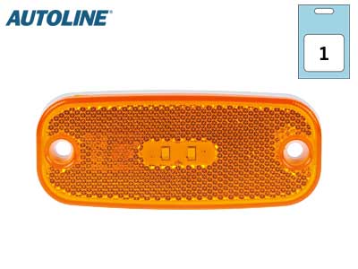 AUTOLINE LED marķiera gaisma, oranža