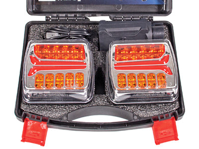 Беспроводной комплект задних светодиодных фонарей AUTOLINE 12-24V