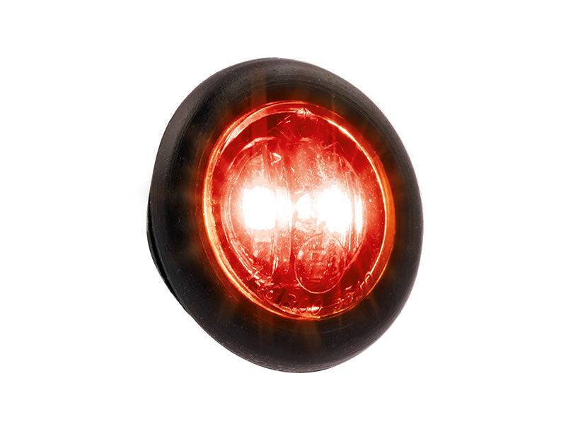 OPTIBEAM Dark Phantom – LED aizmugurējais gabarītlukturis, sarkans, 8–32 V, IP67, ECE R148/R10