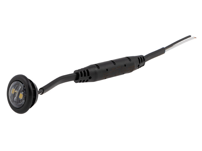 OPTIBEAM 8-32V 0.5W 0,04 A / 12 V transportlīdzekļupriekšējais darba/papildlukturis ar tumšu dizainu, IP67, ECE R148, ECE R10