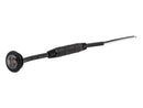 8-32V Optibeam Dark Phantom luminaire, IP67, black, yellow light, PC, ø 18.90 x 16.20mm, ECE R148, ECE R10, lead 2.1m, 2-pin open cable