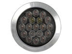 10-30V LED aizmugurējais lukturis, ECE R148, EMC R10, IP67, melns, kreisais/labais