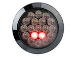 10-30V LED aizmugurējais lukturis, ECE R148, EMC R10, IP67, melns, kreisais/labais