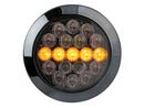 10-30V LED aizmugurējais lukturis, ECE R148, EMC R10, IP67, melns, kreisais/labais