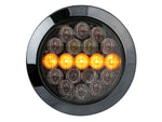 10-30V LED aizmugurējais lukturis, ECE R148, EMC R10, IP67, melns, kreisais/labais