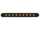 OPTIBEAM LED gabarītgaisma Dark Phantom, dzeltena, 10-36V, IP67, 239 mm