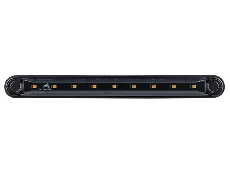 OPTIBEAM LED gabarītgaisma Dark Phantom, dzeltena, 10-36V, IP67, 239 mm