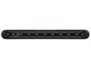 OPTIBEAM Dark Phantom LED gabarītlukturis sarkans, 10–36 V, IP67, 9 LED, 239,4 mm, 2 kontaktu atvērtais kabelis