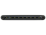 OPTIBEAM Dark Phantom LED gabarītlukturis balts, 10–36 V, IP67, 9 LED, 239,4 mm, 2 kontaktu atvērtais kabelis