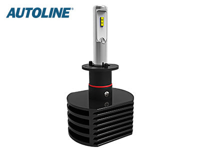 Автомобильная лампа 25W 12/24V AUTOLINE LED-H1, ECE R10, холодный белый свет 6000K
