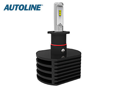 25W 12/24V AUTOLINE LED-H3 car bulb, ECE R10, cool white light 6000K