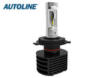 25W 12/24V AUTOLINE LED-H4 car bulb, ECE R10, cool white light 6000K