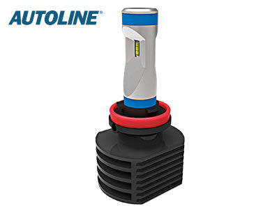 AUTOLINE – LED spuldze H8, 25 W, 12/24 V, 6000 K, ECE R10, 1 gab.