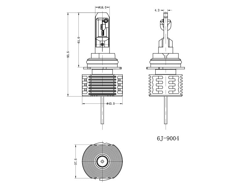 25W 12/24V AUTOLINE LED-HB1 autopirn, ECE R10, jahe valge valgus 6000K