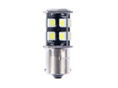 12V 4.6W LED spuldžu pāris, Can-bus sistēmai, P21W BA15s, aukst balta gaisma 6000K
