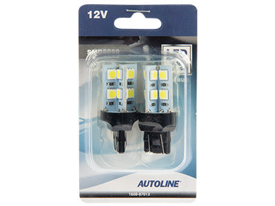 AUTOLINE12V 352Lm 4,34W 16xLED spuldžu pāris, CAN bus