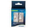 1,2W (100Lm/800Lm) 12V AUTOLINE LED billampor 2gb, T10, W2.1x9.5d, 100 mA, kallt vitt ljus 6000K