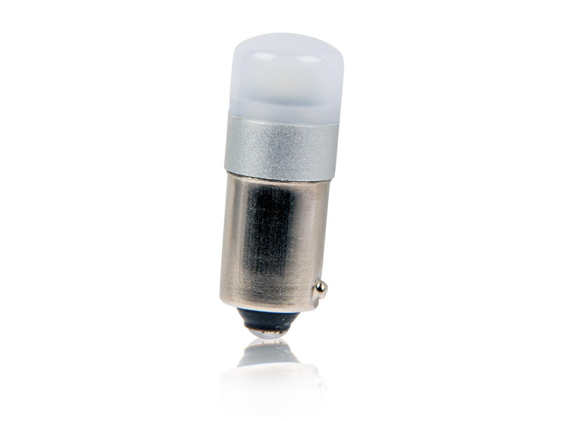 0.6W(65Lm/110Lm) 12/24V AUTOLINE LED auto spuldzes 2gb, BAX9s, 50 mA @12V, auksti balta gaisma 6000K