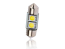 0.43W(21/40Lm) 12V AUTOLINE LED car bulbs 2gb, SV8.5, 36 mA, cool white light 6000K
