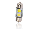 0.43W(21/40Lm) 12V AUTOLINE LED auto spuldzes 2gb, SV8.5, 36 mA, auksti balta gaisma 6000K