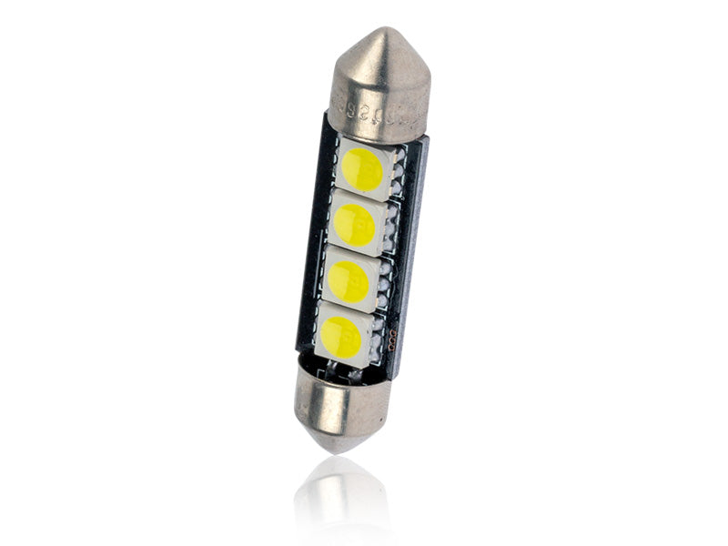 0.73W(36/80Lm) 12V AUTOLINE LED car bulbs 2gb, SV8.5, 60 mA, cool white light 6000K