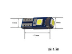 0.58W(330Lm) 12V AUTOLINE LED auto spuldzes 2gb, T5, 49mA, auksti balta gaisma 6000K
