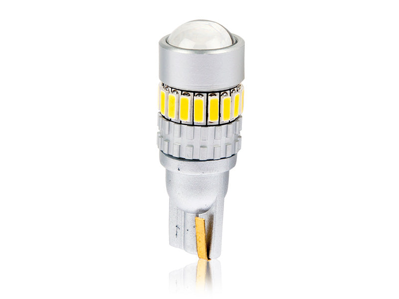 Led T10 glödlampa. 2gb pack, Lumen: 945 lm, Spänning: 12/24V, Färgtemperatur: 6000 K