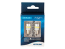 4.8W(945Lm) 12/24V AUTOLINE LED car bulbs 2gb, BAX9s, 310 mA @12V, cool white light 6000K