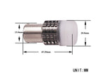 (21/5W) 4,2/1,4W  320/130lm / 660lm 12/24VAUTOLINE LED auto spuldzes 2gb, BAY15d, 340/120 mA @12V, auksti balta gaisma 6000K