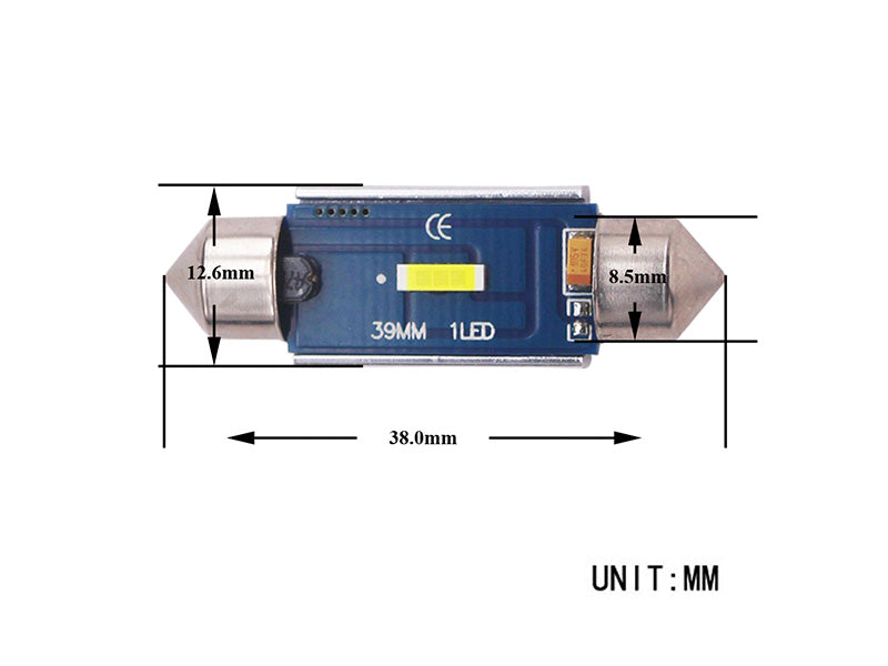 LED pirn 380mm 2 tk Värvitemperatuur 6000K