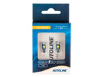 0.6W(51Lm/330Lm) 12V AUTOLINE LED autolamp 2gb, T5, 49 mA, jaheda valge valgus 5000K