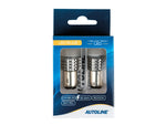 3,9 Вт / 1,3 Вт (320/130Lm/660Lm)) 12V AUTOLINE светодиодные автомобильные лампы 2gb, BAY15d, 340/120 мА @12V, холодный белый свет 5000K